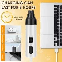 Electric Dog Nail Grinder Pet Painless USB Charging Nail Clippers Quiet Electric Dog Cat Nail Trimmers Cutter Grooming Tools - Pape'sShop