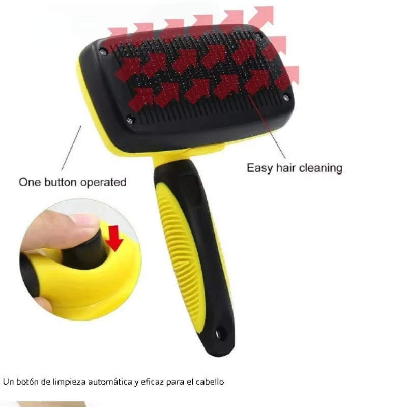 Puppy Auto Hair Clean Dog Brush Waterproof Small Large Dog Pet Grooming Comb Massage Cat Tools Fits Various Hair Remover - Pape'sShop