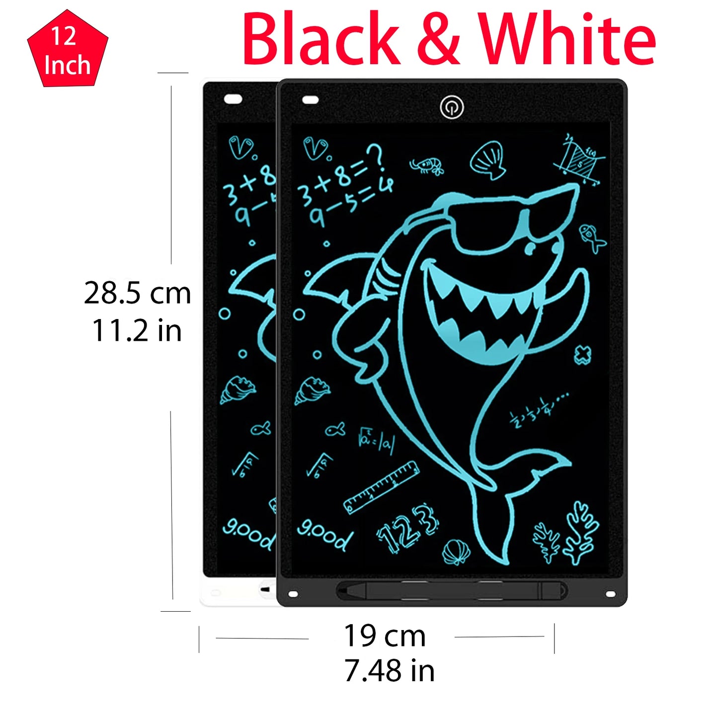 12 Pack LCD Writing Tablet for Kids, 6.5 Inch Colorful Doodle Board Drawing Tablet,toys for children,educational toys - Pape'sShop