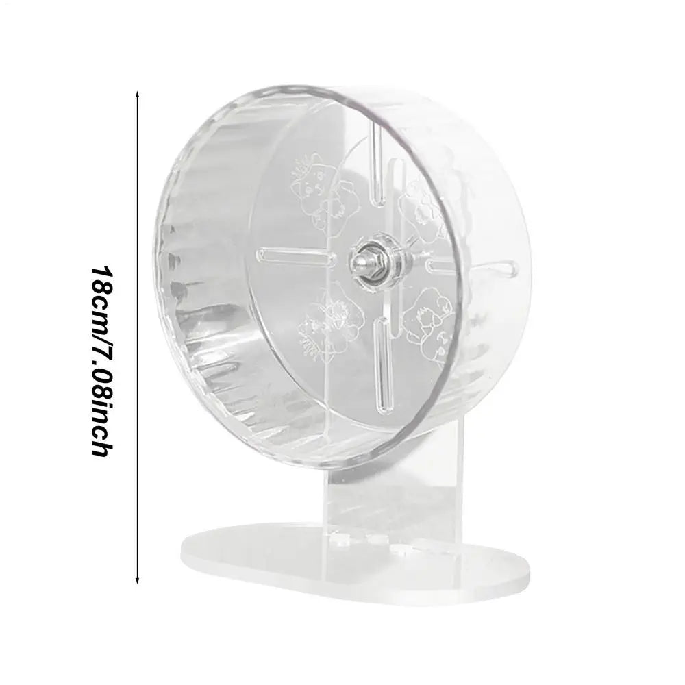 Silent Hamster Wheel Transparent Exercise Spinner - Pape'sShop
