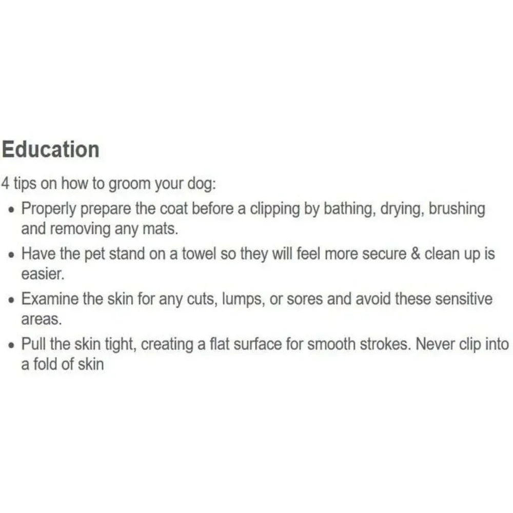 A5 Hair Clippers for Dog, Cat, and Pet Grooming with 2 Speed Settings and Detachable Blade, Blue, 6.00 x 10.50 x 3.00 Inch - Pape'sShop