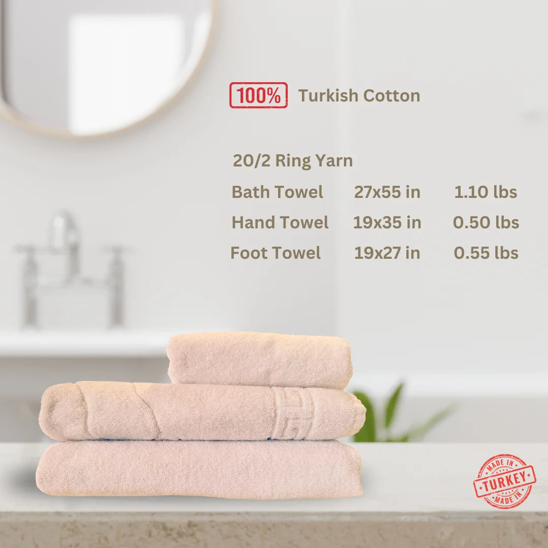 Luxury 100% Turkish Cotton Towel Set - Pape'sShop