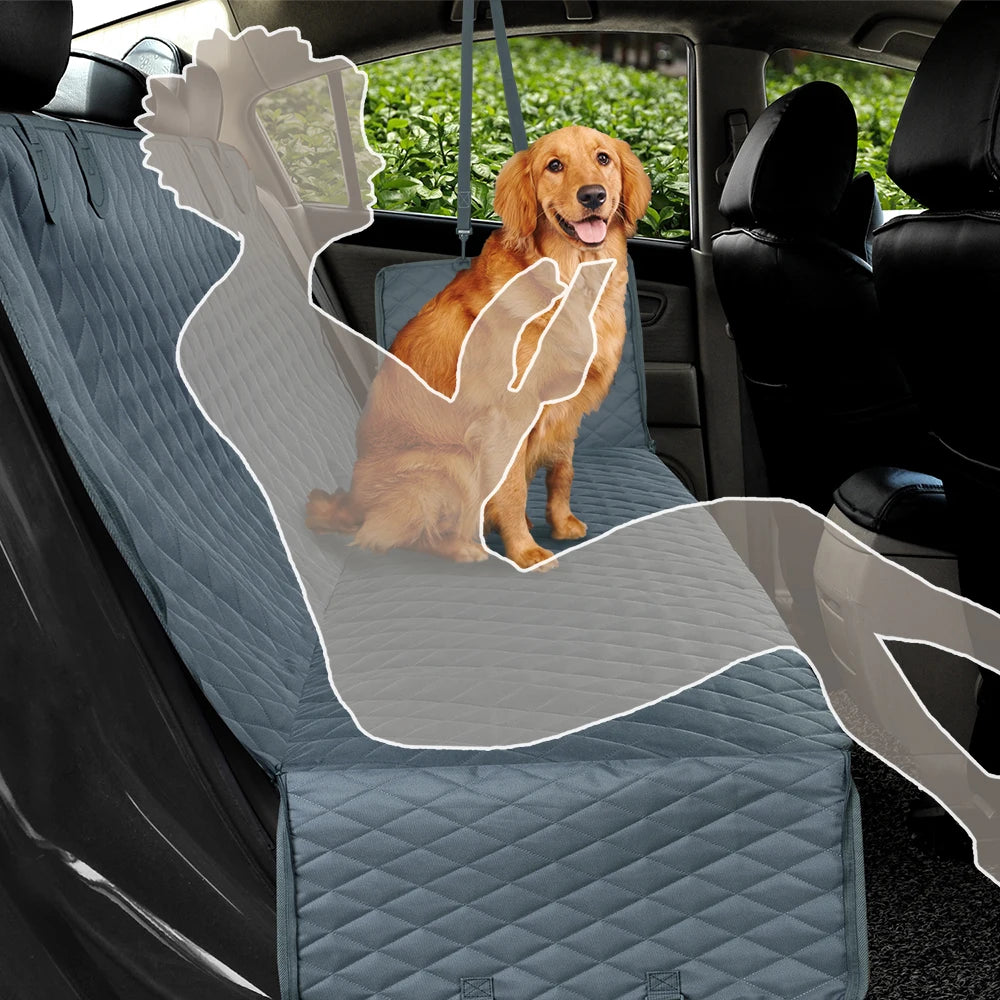PETRAVEL Dog Car Seat Cover Waterproof Pet Travel Dog Carrier Hammock Car Rear Back Seat Protector Mat Safety Carrier For Dogs - Pape'sShop
