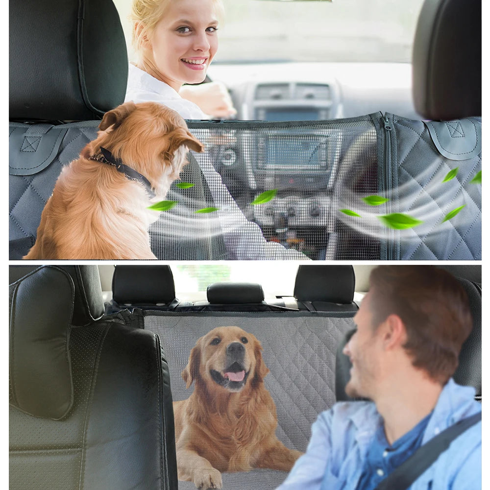 PETRAVEL Dog Car Seat Cover Waterproof Pet Travel Dog Carrier Hammock Car Rear Back Seat Protector Mat Safety Carrier For Dogs - Pape'sShop