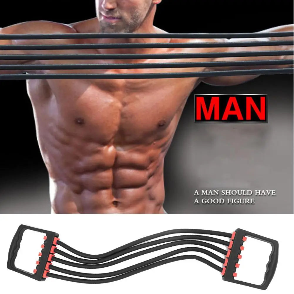 Adjustable Rubber Pull Rope Multifunctional Chest Expander - Pape'sShop