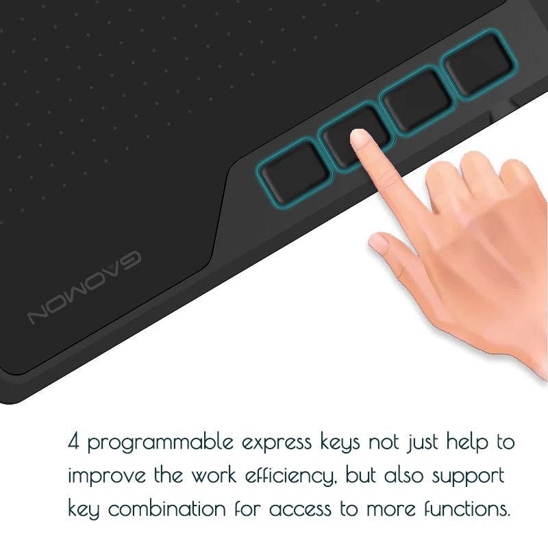 GAOMON S620 6.5x4 Inches Digital Pen Tablet For Drawing Design Android Phone Windows Mac OS System Compatible Graphics Tablet - Pape'sShop