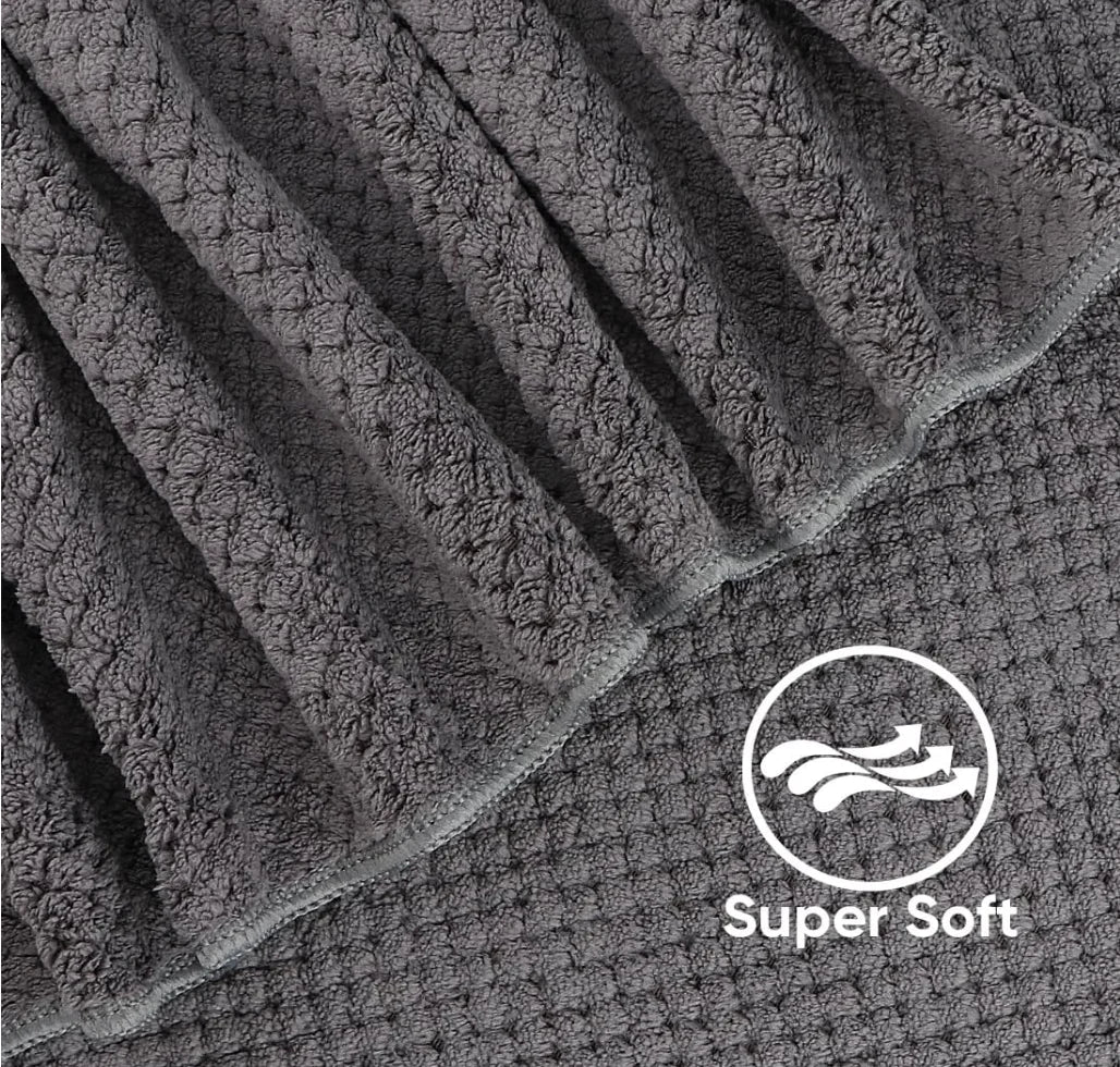 Bath Towel Set Pack of 2, (27 x 54 Inches) Microfiber - Pape'sShop