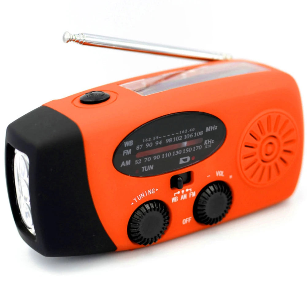Emergency Radio Solar Powered Hand Crank Radio AM/FM - Pape'sShop