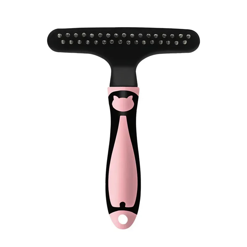 Pet Comb 1PC Grooming Cat and Dog Comb De-fluffing Knotting Comb Bathing Cleaning Magic Smooth Hair Spike Rake Dandruff comb Dog - Pape'sShop