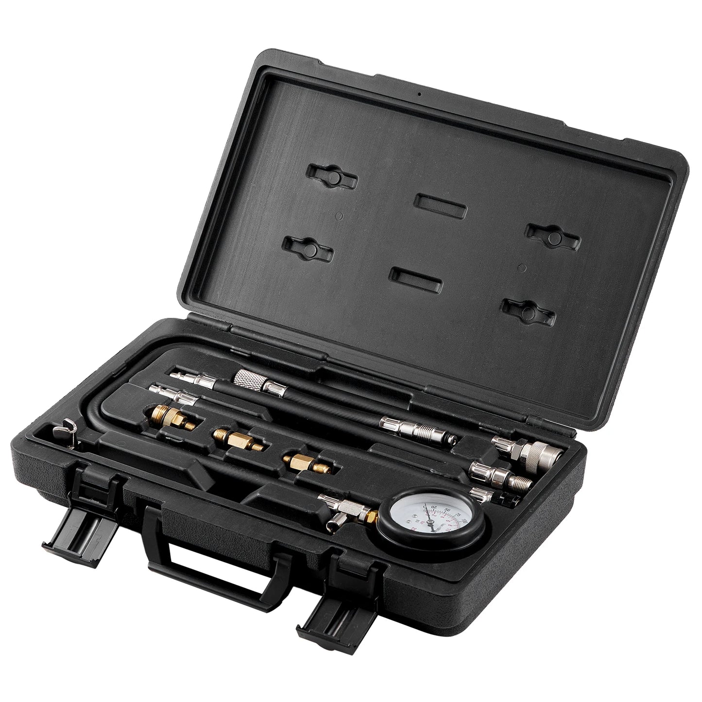 VEVOR Diesel Engine Compression Tester 18 pcs Cylinder Pressure Test Tool Kit Diesel Injector Tester Check Cylinders For Trucks