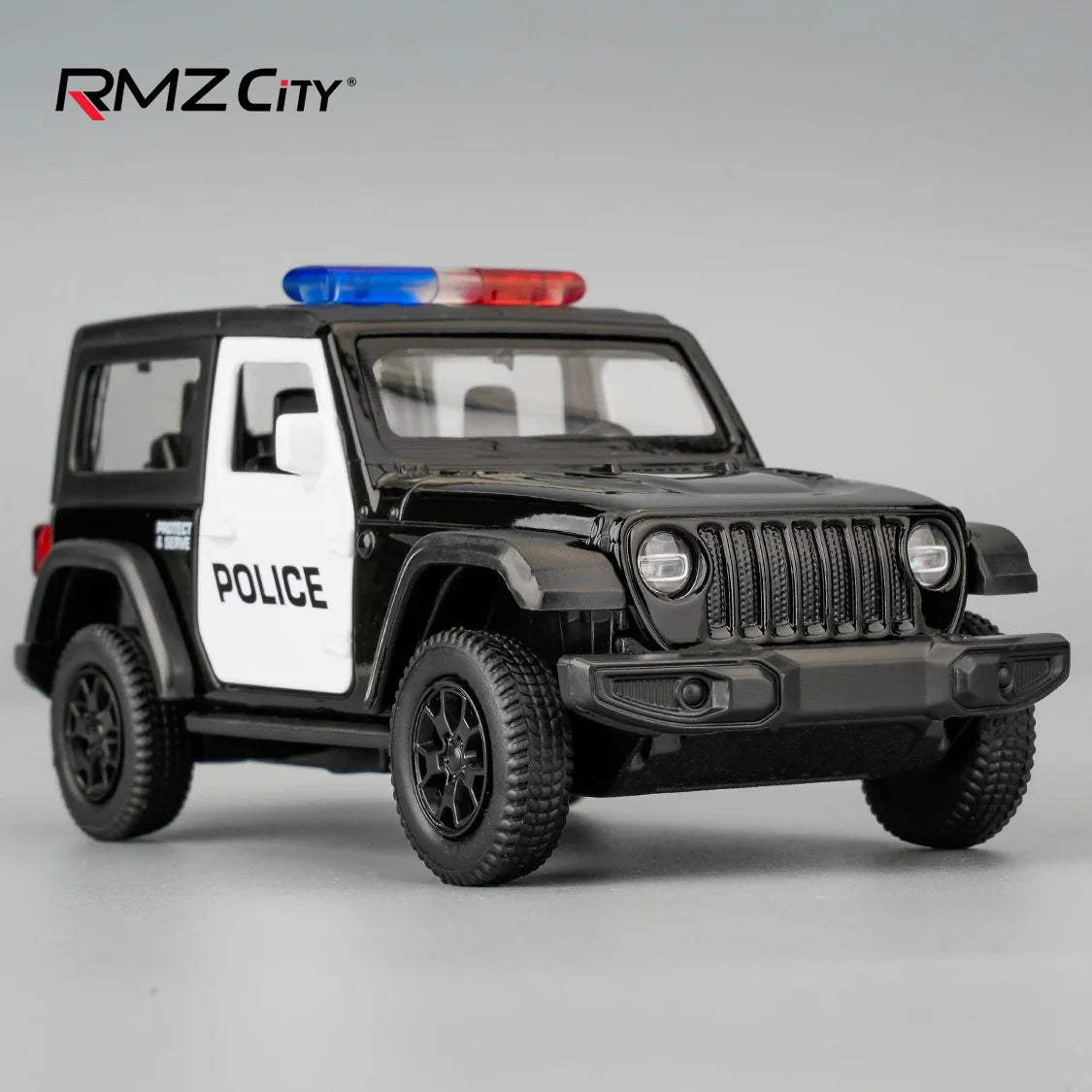 1:36 RMZCITY Jeep Wrangler Rubicon Alloy Model Toy Car Diecast Pull Back Metal Collection Children Toys Gift - Pape'sShop