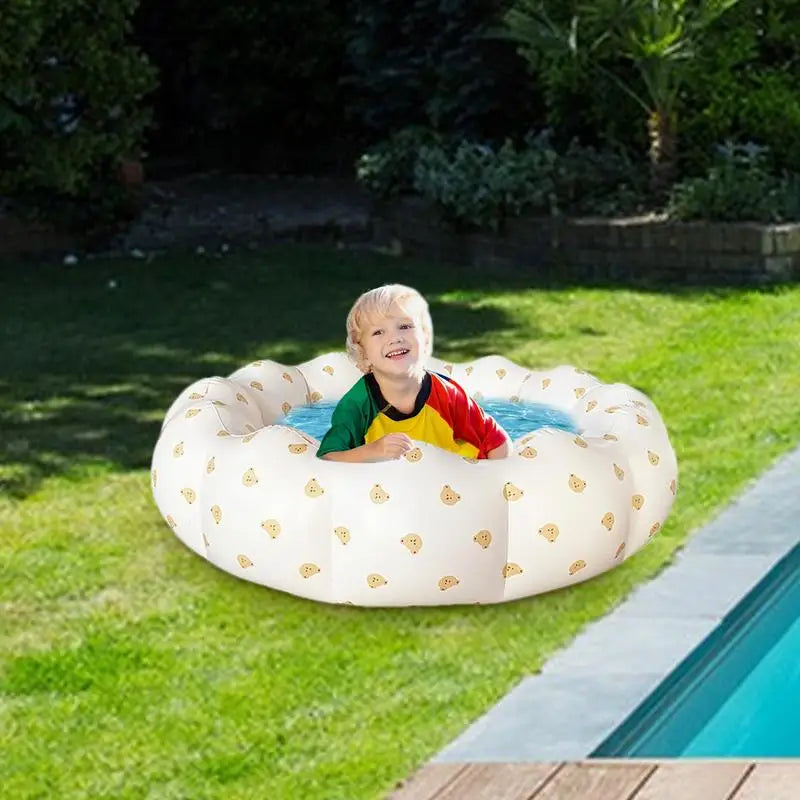 Swimming Pool For Kids Inflatable Kids Tub Foldable Toddler Swimming Pool Bathing Tub Portable Inflated Bathtub For Children - Pape'sShop