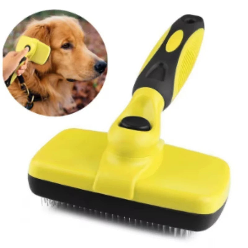 Puppy Auto Hair Clean Dog Brush Waterproof Small Large Dog Pet Grooming Comb Massage Cat Tools Fits Various Hair Remover - Pape'sShop