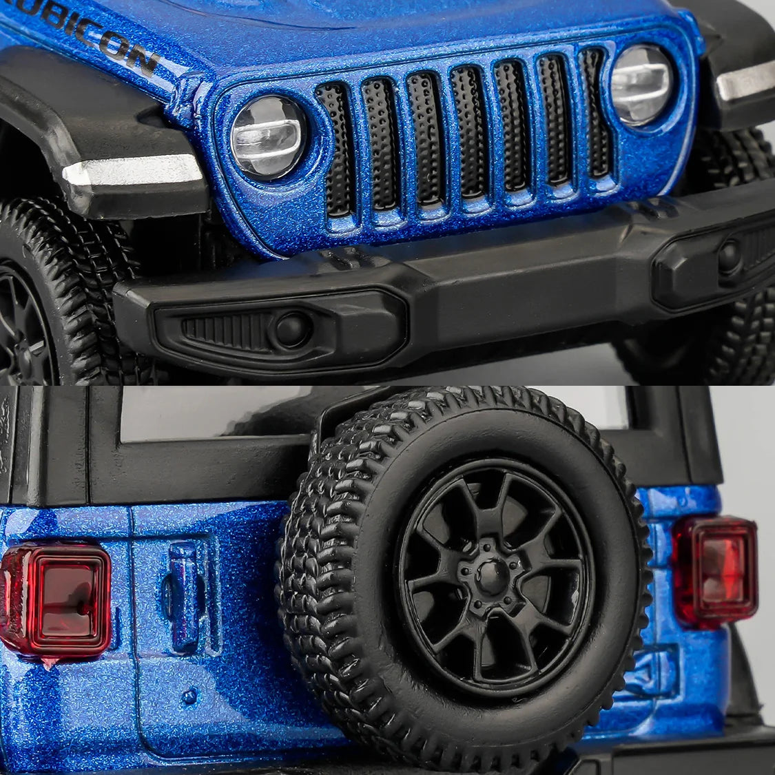1:36 RMZCITY Jeep Wrangler Rubicon Alloy Model Toy Car Diecast Pull Back Metal Collection Children Toys Gift - Pape'sShop
