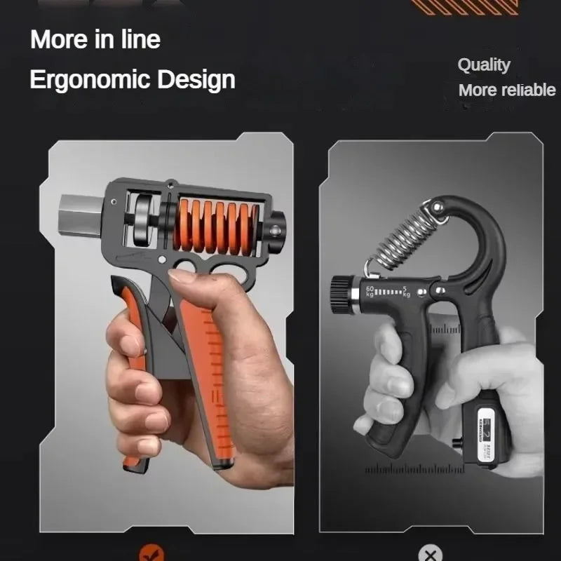 Professional Hand Grip Strength Arm Mens Fitness 5-165kg Adjustable Sports Equipment Practice Hand Strength Exercise Arm Muscle - Pape'sShop