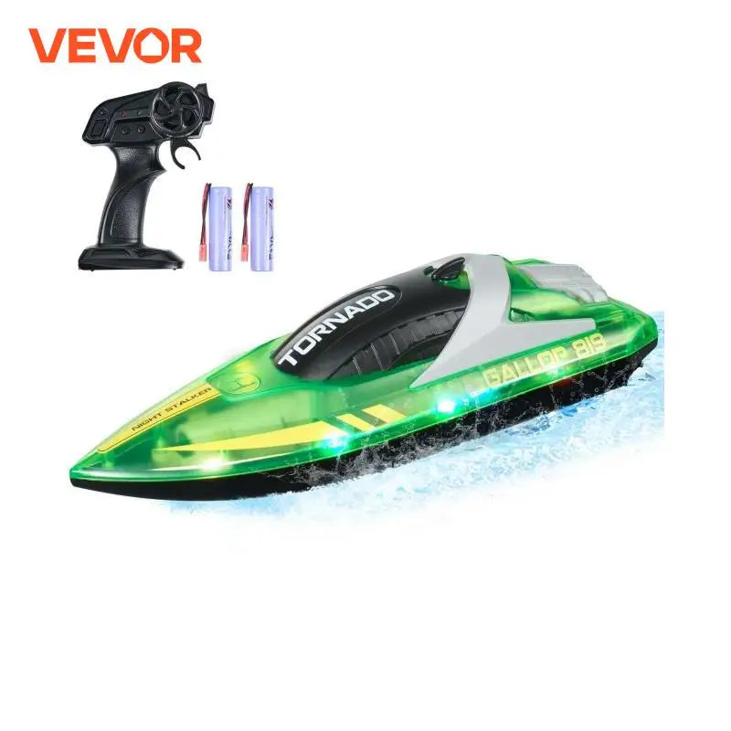 VEVOR HJ819 RC Boat 2.4GHz 12 km/h High Speed Remote Control Racing Boat Waterproof Electric Radio Toys for Boys 14Y+ Gifts - Pape'sShop