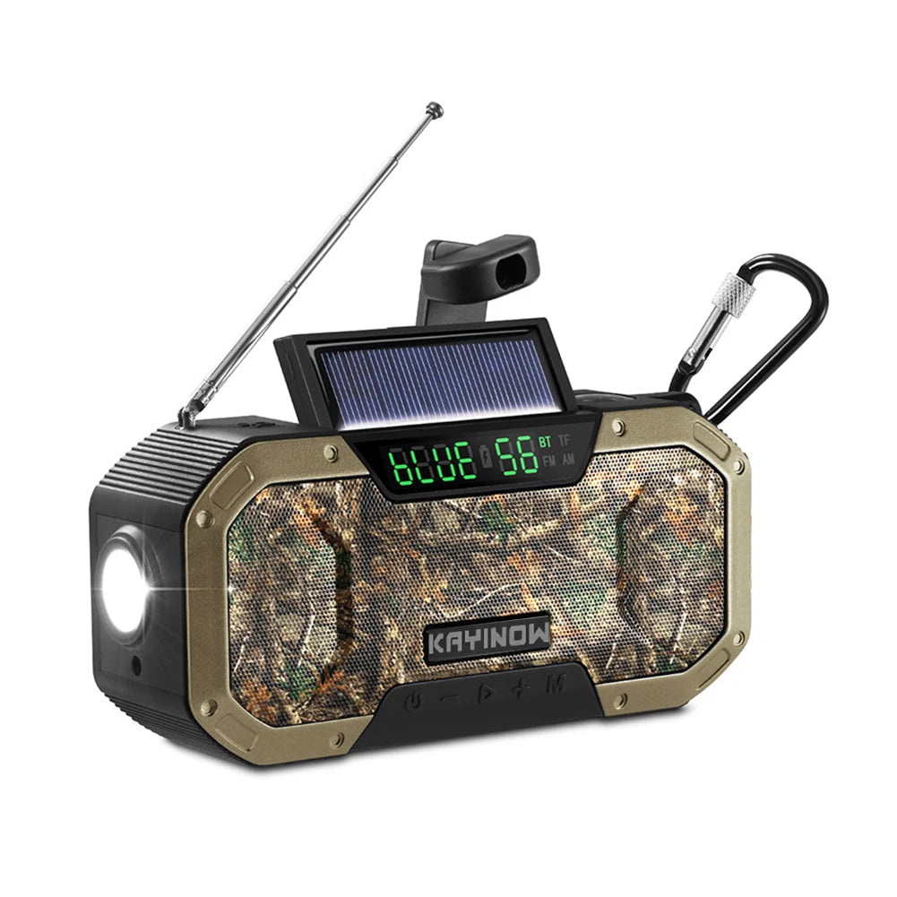 Emergency Radio Solar Powered Hand Crank Radio AM/FM - Pape'sShop