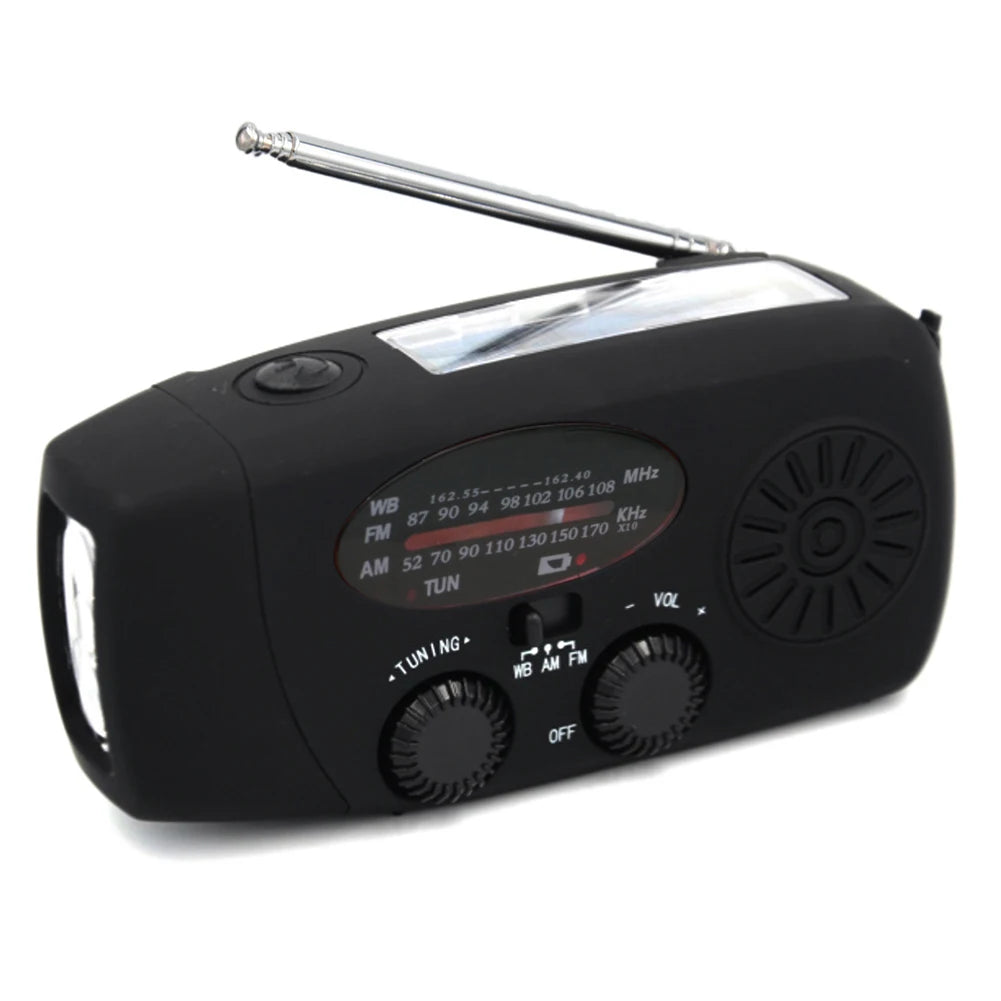 Emergency Radio Solar Powered Hand Crank Radio AM/FM - Pape'sShop