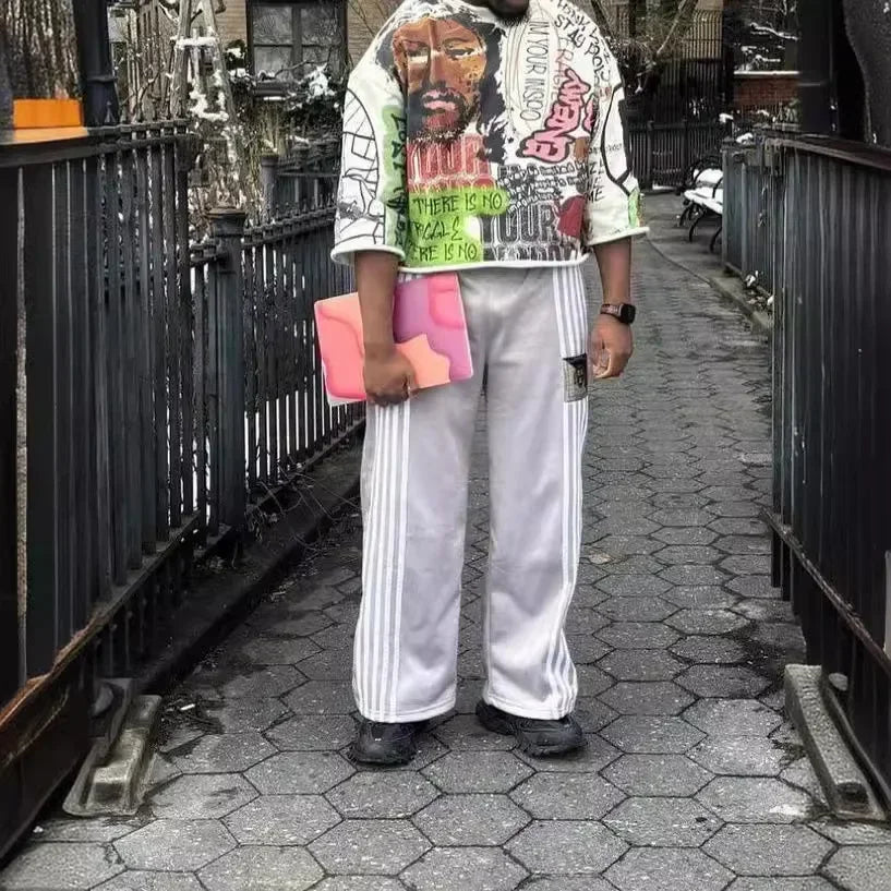 Y2K Half Sleeve T Shirt Men Women Hip Hop Punk Graffiti Graphic Print T-Shirt Oversized Loose Harajuku Gothic Streetwear Tee Top