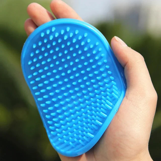 Fashion Rubber Pet Bath Brush Environmental Protection Silicone Glove for Pet Massage Pet Grooming Glove Dogs Cats Pet  supplies - Pape'sShop