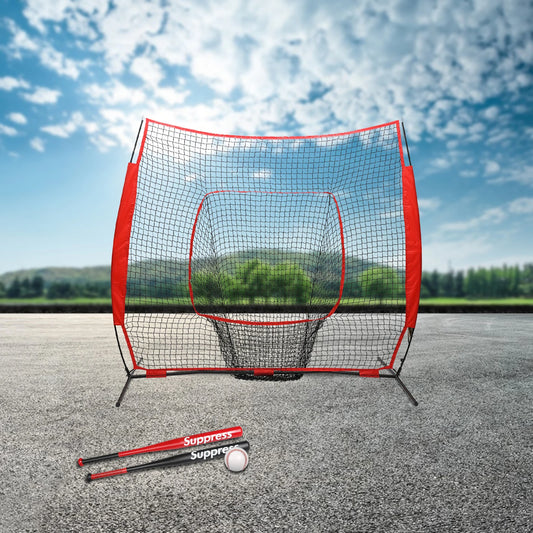 Baseball Softball Hitting Pitching Net Baseball Backstop Practice Net for Pitching Batting Catching Indoor Outdoor with CarryBag - Pape'sShop