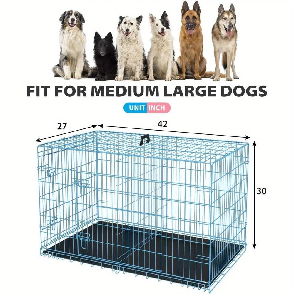 Folding wire kennel for large dog crate - Pape'sShop