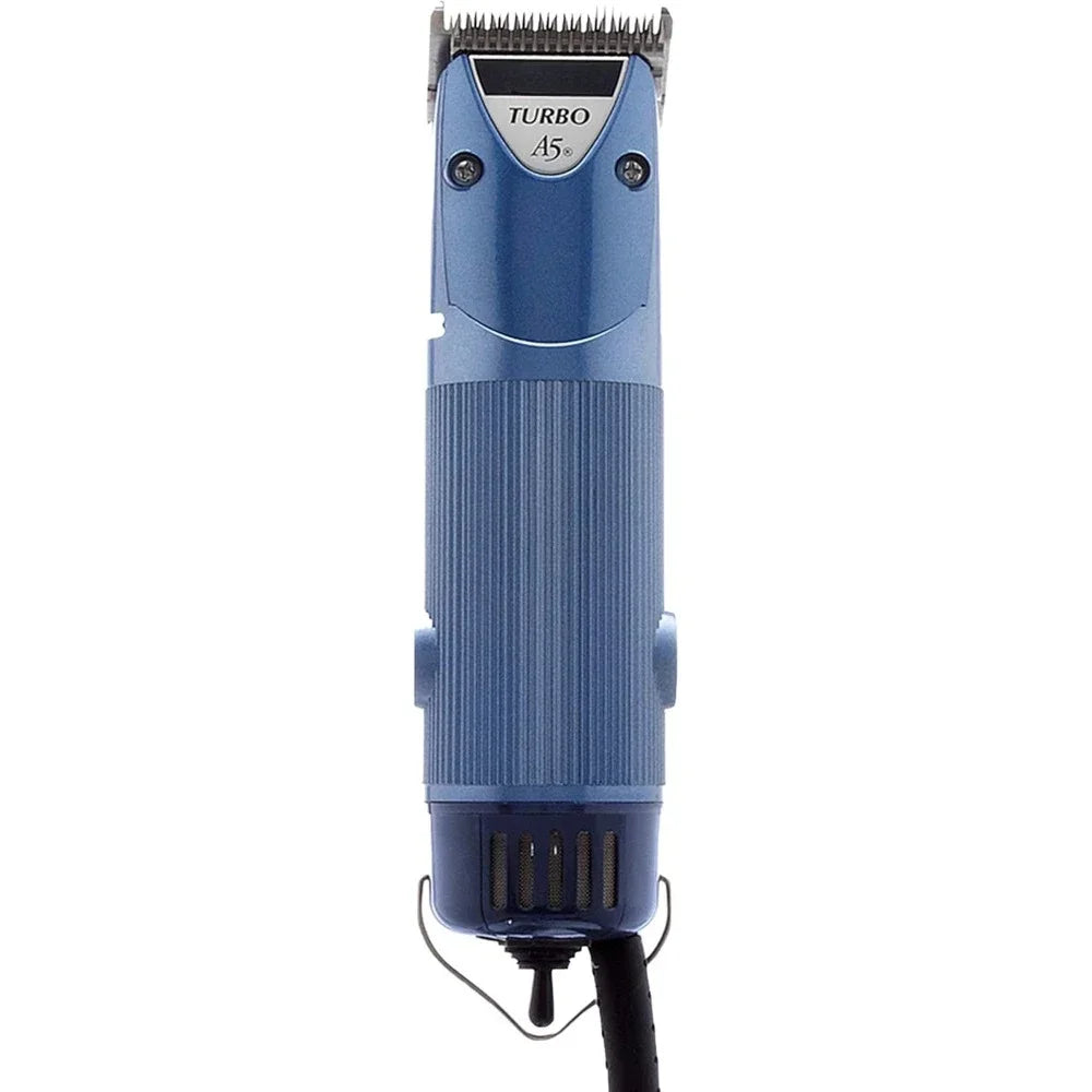 A5 Hair Clippers for Dog, Cat, and Pet Grooming with 2 Speed Settings and Detachable Blade, Blue, 6.00 x 10.50 x 3.00 Inch - Pape'sShop