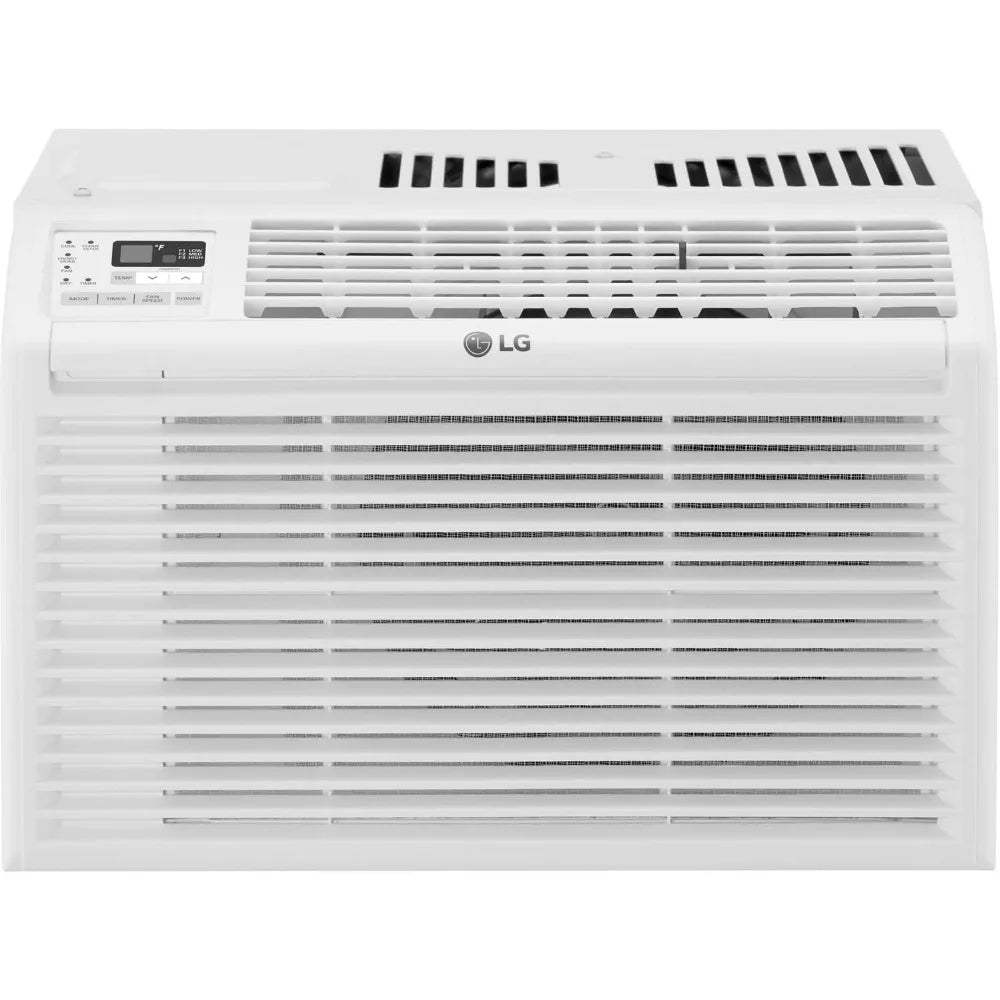 6,000 BTU Window Air Conditioner, 115V, Cools 250 Sq.Ft. for Bedroom, Den, Living Room, Quiet Operation, with Remote