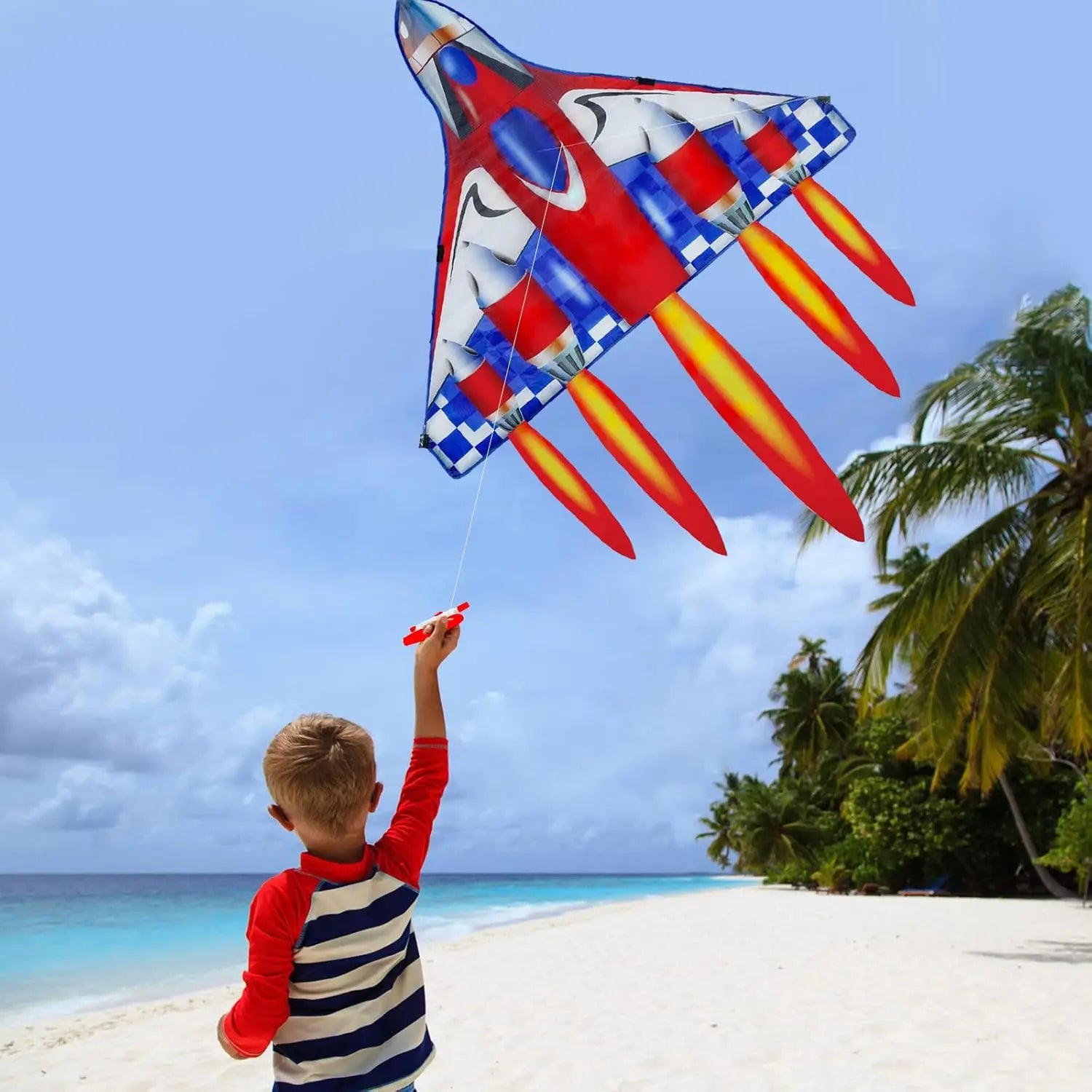 New Outdoor Fun Sport  Plane Kite Beginner Kites For Adults And Kids Come With String And Handle - Pape'sShop