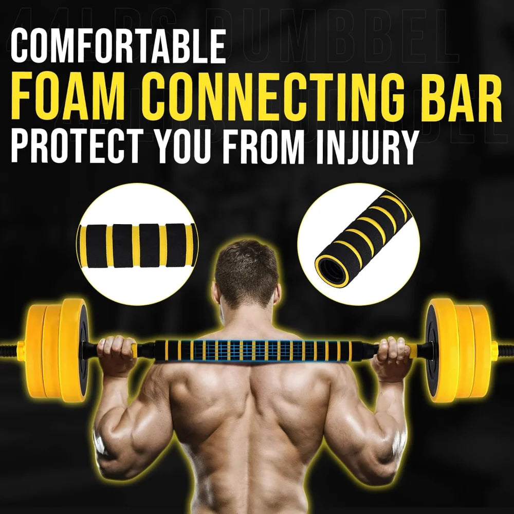 Adjustable Weights Set for Home Gym 33/44 Lb Dumbbell Set - Pape'sShop