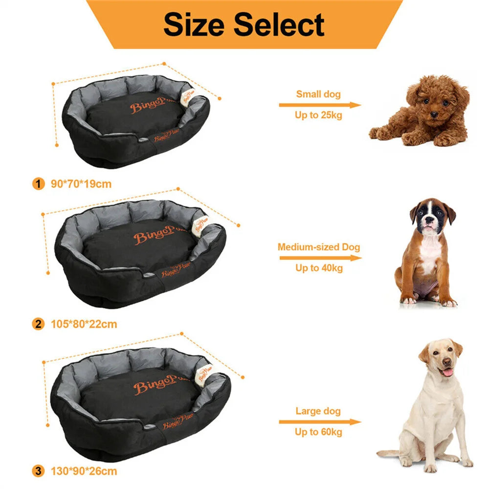 Waterproof XXL XL L Orthopedic Sofa Dog Bed Pet Mat Kennel Washable Pet Puppy Basket Cushion Removable fr Small Medium Large Dog - Pape'sShop