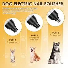 Electric Dog Nail Grinder Pet Painless USB Charging Nail Clippers Quiet Electric Dog Cat Nail Trimmers Cutter Grooming Tools - Pape'sShop