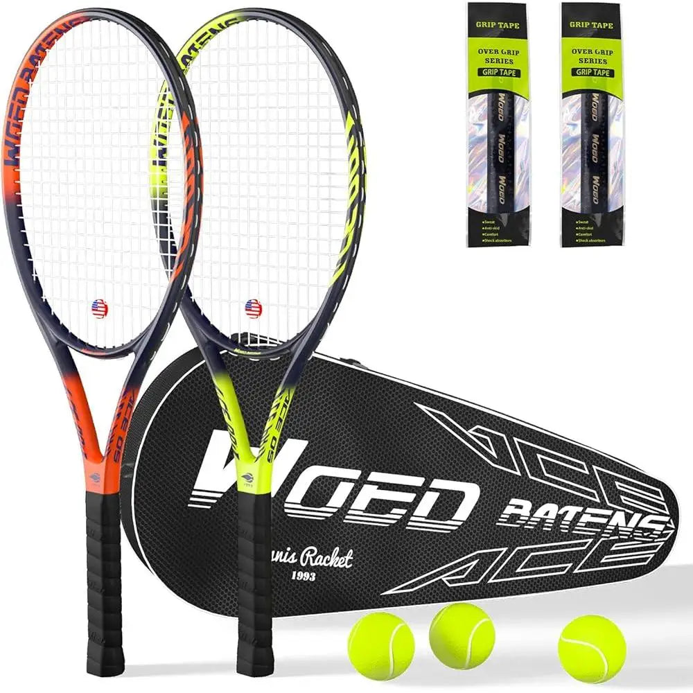 Pro Tennis Racket Set 27 Inch Lightweight Graphite - Pape'sShop