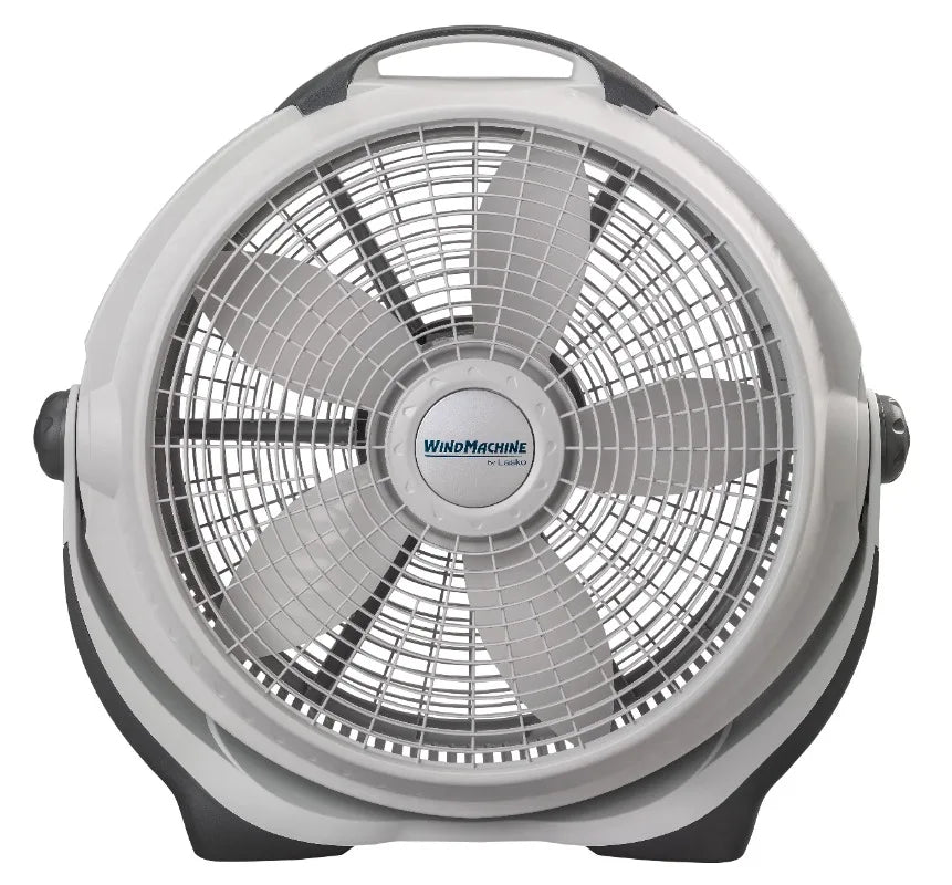 Lasko 20" Wind Machine 3- Speed Air Circulator Floor Fan, Gray, 23" High, A20301, New