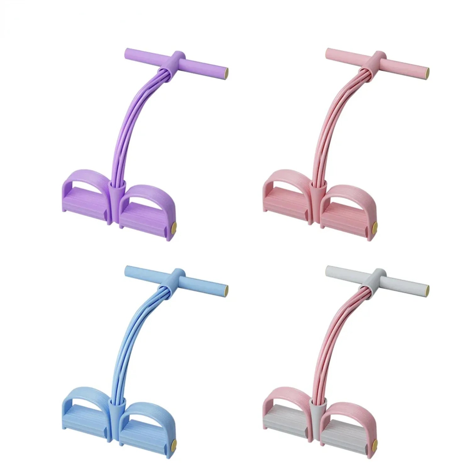6-Tube Resistance Bands Yoga Pedal Puller Band Fitness Equipment - Pape'sShop