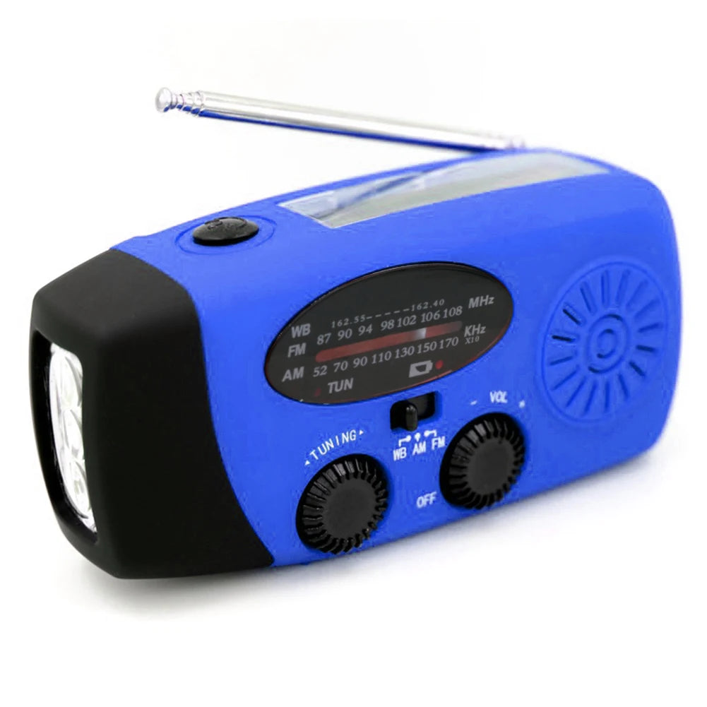 Emergency Radio Solar Powered Hand Crank Radio AM/FM - Pape'sShop