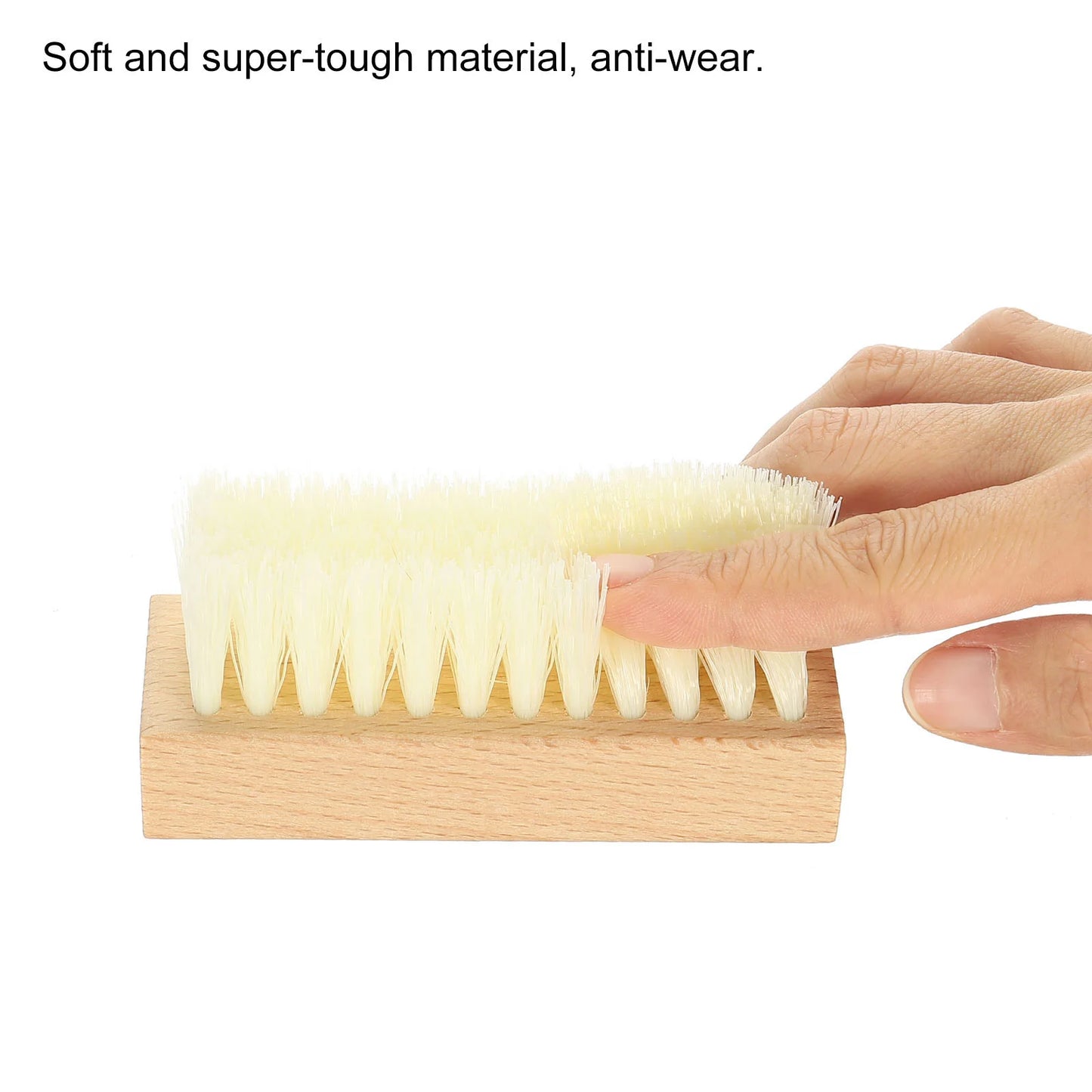 Shoe Cleaner Brush 3Pack Square Handheld Polish Daubers for Leather Boots Cloth Canvas Sneakers - Pape'sShop