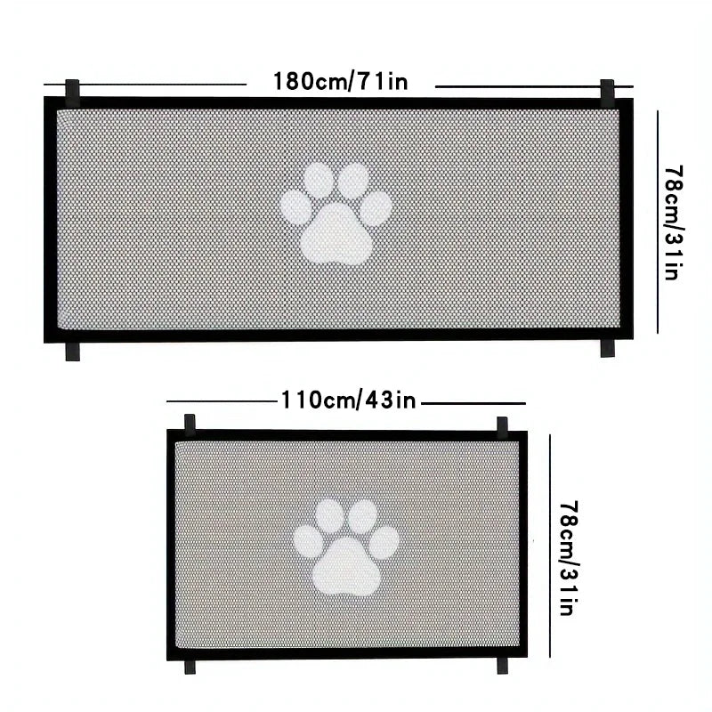 Pet Partition Safety Net Portable Polyester Net Cat Dog Indoor Obstacle Protection Net Fence Cat Screen Door Pet Supplies - Pape'sShop