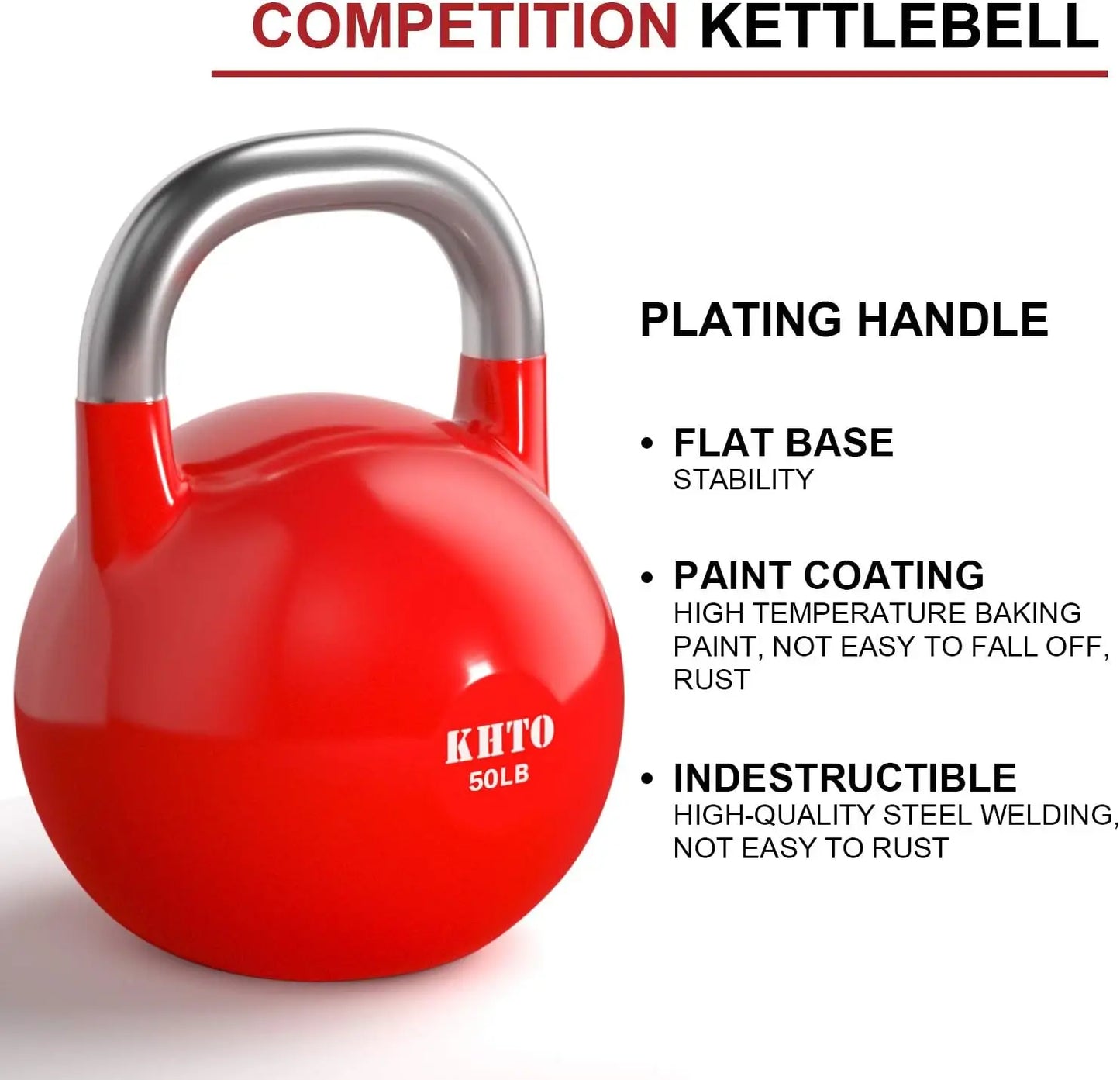 Kettle Bells - Competition Kettlebell 50 LB Durable Weight - Pape'sShop