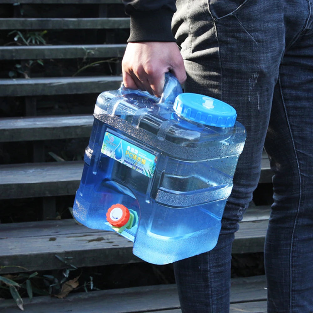 18/20/22L Camping Water Container Food Grade Portable Water Tank Large-Capacity with Faucet Outdoor Fishing Hiking Accessories - Pape'sShop