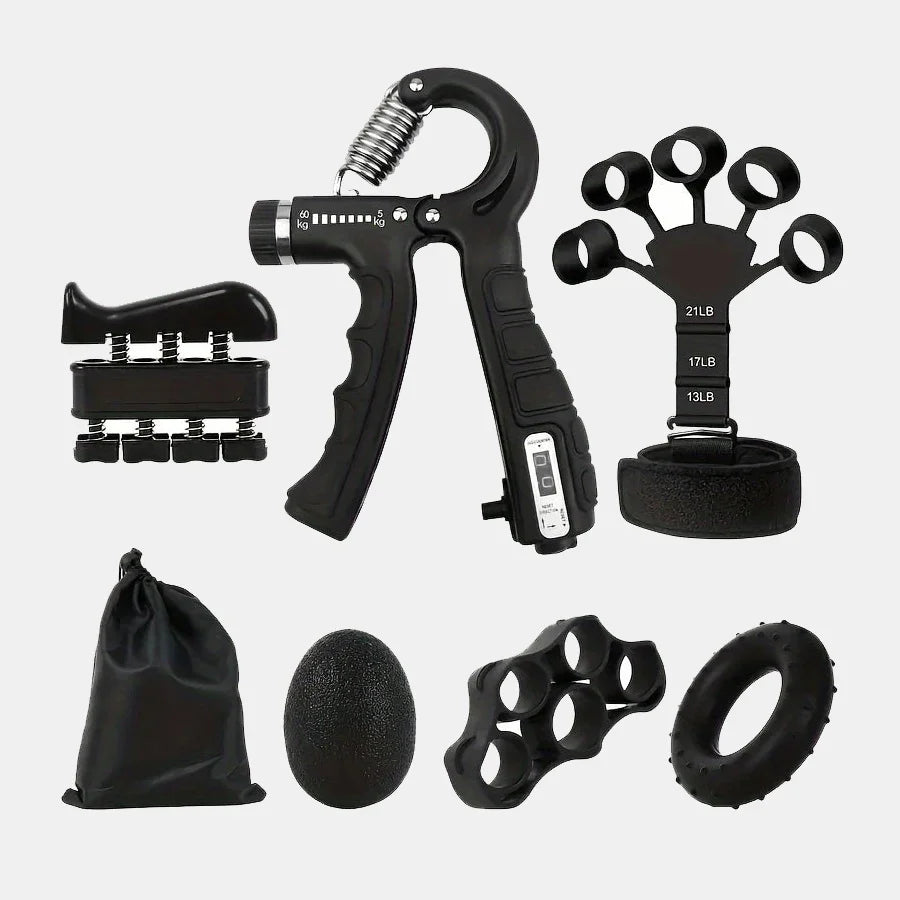 Seven-Piece Fitness Grip Set Finger Training Equipment - Pape'sShop