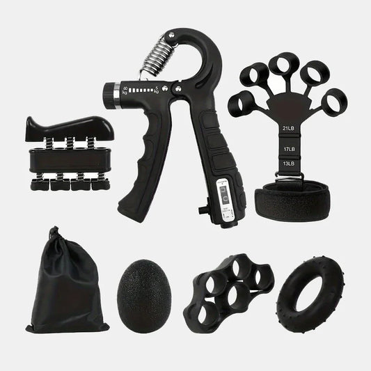 Seven-Piece Fitness Grip Set Finger Training Equipment - Pape'sShop