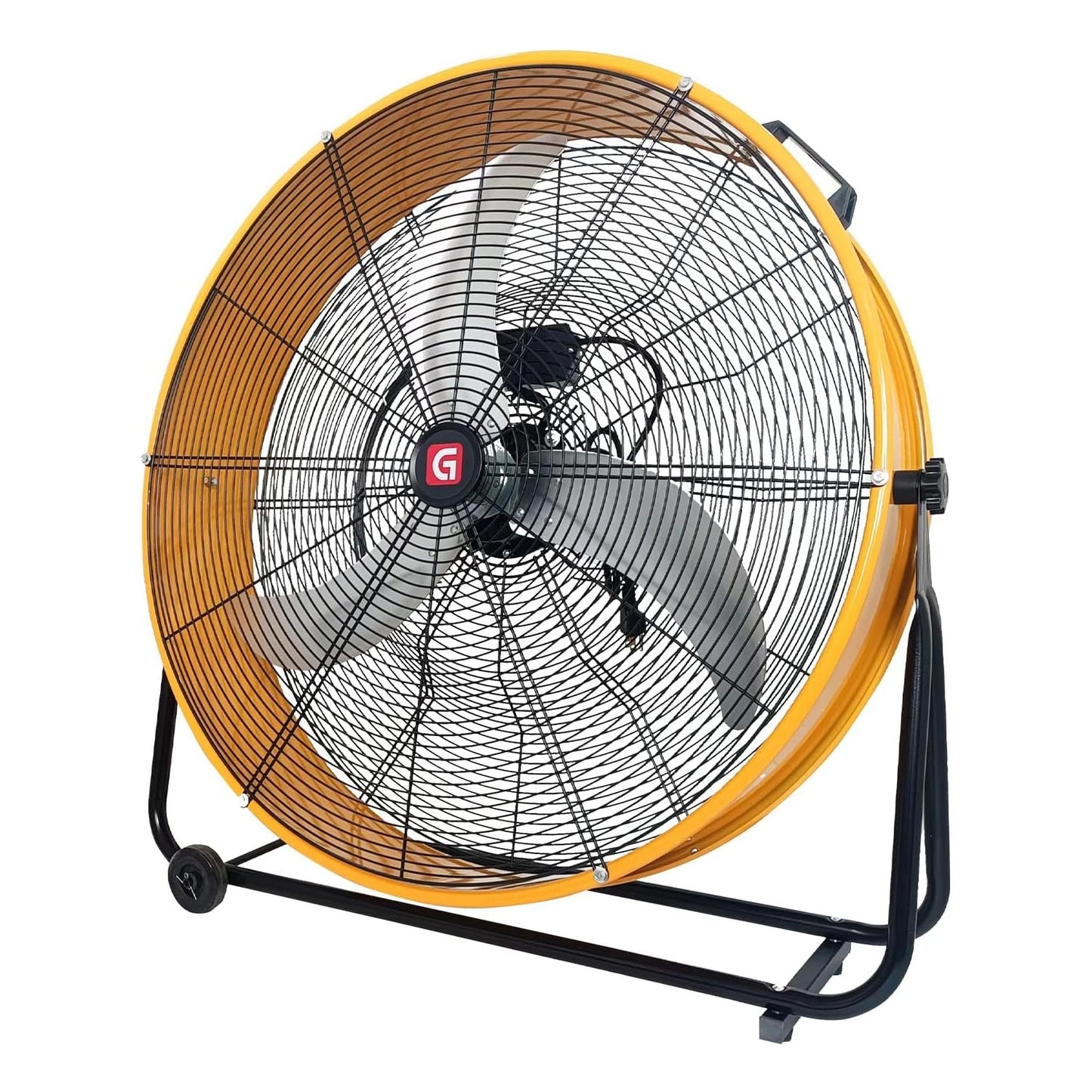 Industrial Floor Drum Fan, 9500/14000/18000 CFM Heavy Duty Floor Fan 3-Speed Air Circulator With Castors, High Velocity Shop Fan