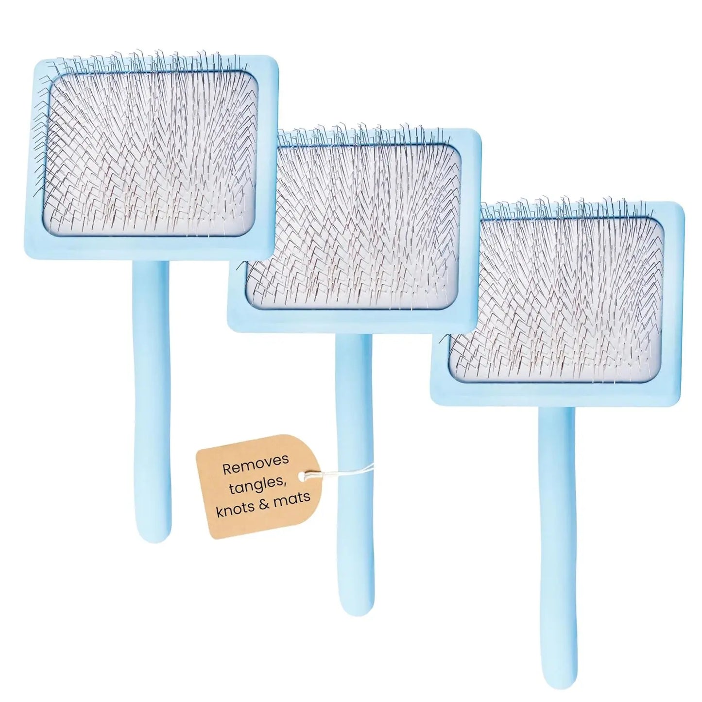 Dog Slicker Brush for Grooming Pet Hair - Best Slicker For Poodle Golden Doodle - Long Haired Tool For Dogs - Pape'sShop