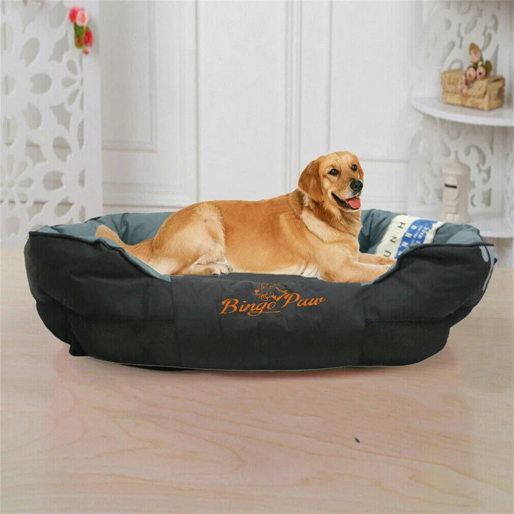 Waterproof XXL XL L Orthopedic Sofa Dog Bed Pet Mat Kennel Washable Pet Puppy Basket Cushion Removable fr Small Medium Large Dog - Pape'sShop