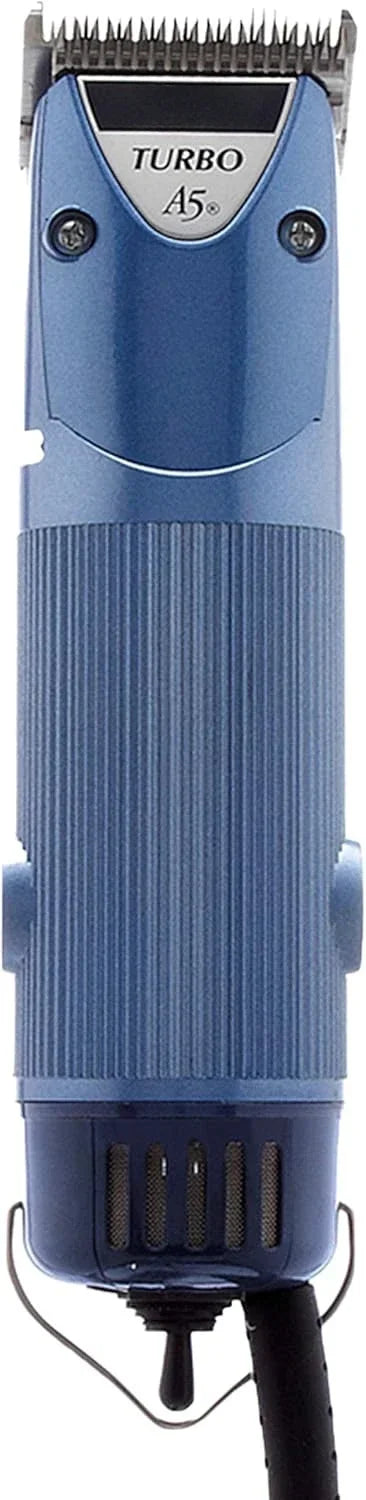 A5 Hair Clippers for Dog, Cat, and Pet Grooming with 2 Speed Settings and Detachable Blade, Blue, 6.00 x 10.50 x 3.00 Inch - Pape'sShop