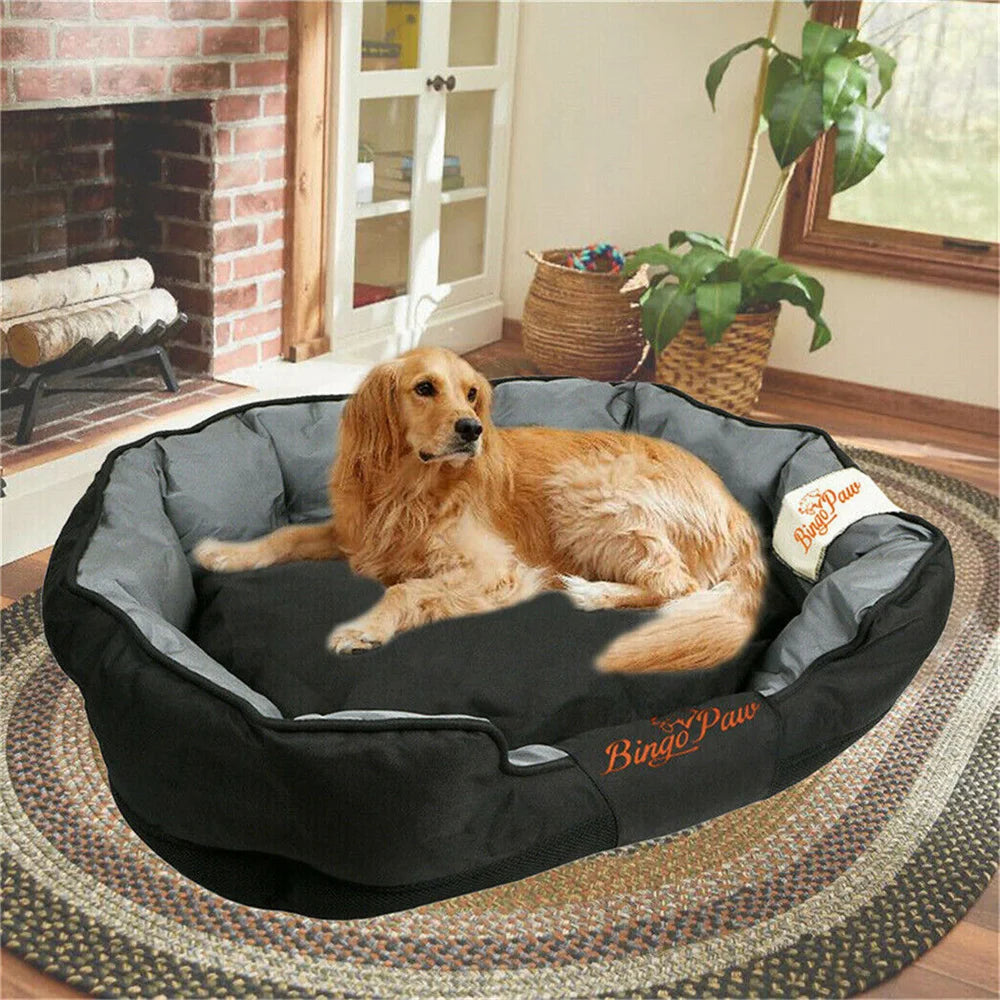 Waterproof XXL XL L Orthopedic Sofa Dog Bed Pet Mat Kennel Washable Pet Puppy Basket Cushion Removable fr Small Medium Large Dog - Pape'sShop