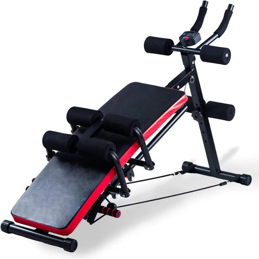 Ab Workout Machine Adjustable Sit Up Bench Core Abs Equipment - Pape'sShop
