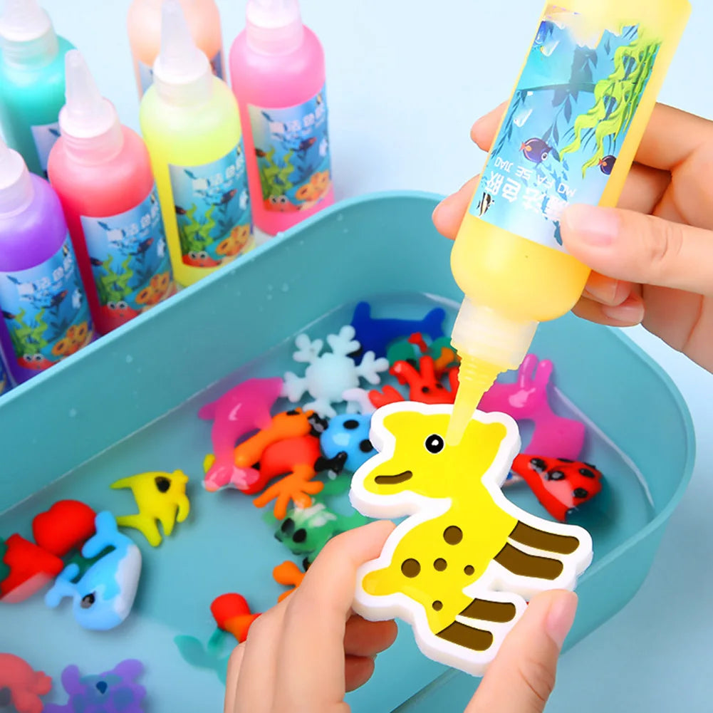DIY Magic Water Elf Toys Kids Handmade Craft Painting Stickers Fairy Gel Ocean Mold Montessori Education Toys Children Gift - Pape'sShop