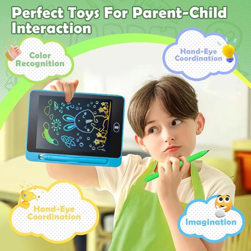 12 Pack LCD Writing Tablet for Kids, 6.5 Inch Colorful Doodle Board Drawing Tablet,toys for children，educational toys - Pape'sShop